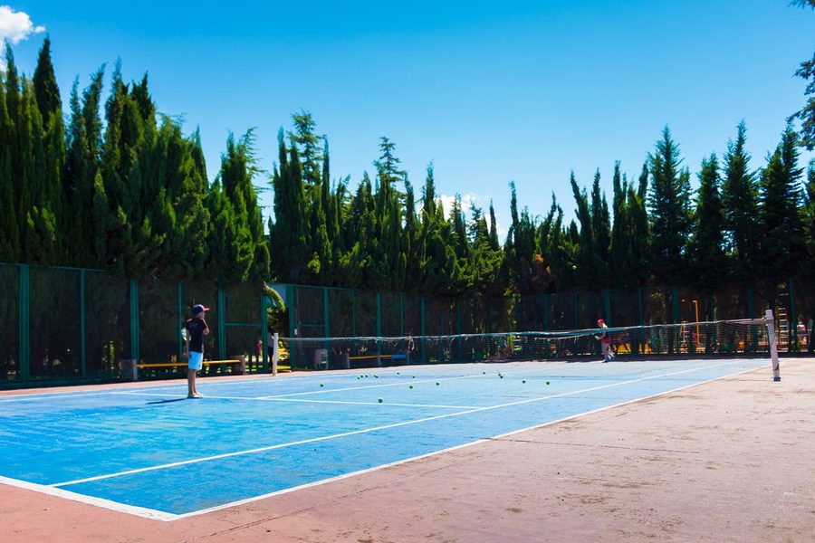 Спортивная площадка с профессиональным покрытием — фото 5